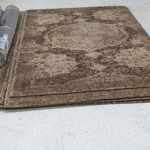 BNWT Pottery Barn Barret Handloomed Wool Rug Neutral 5x8 - Picture 3 of 5